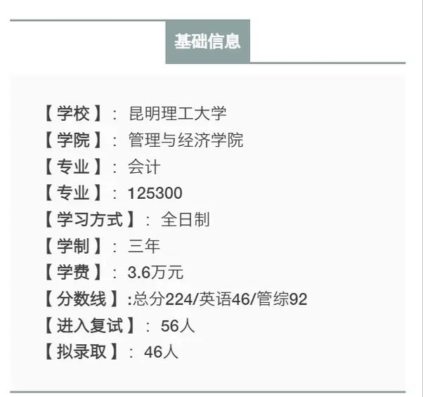昆明理工大學(xué)會計專碩好考嗎(會計碩士學(xué)費費用)-圖1