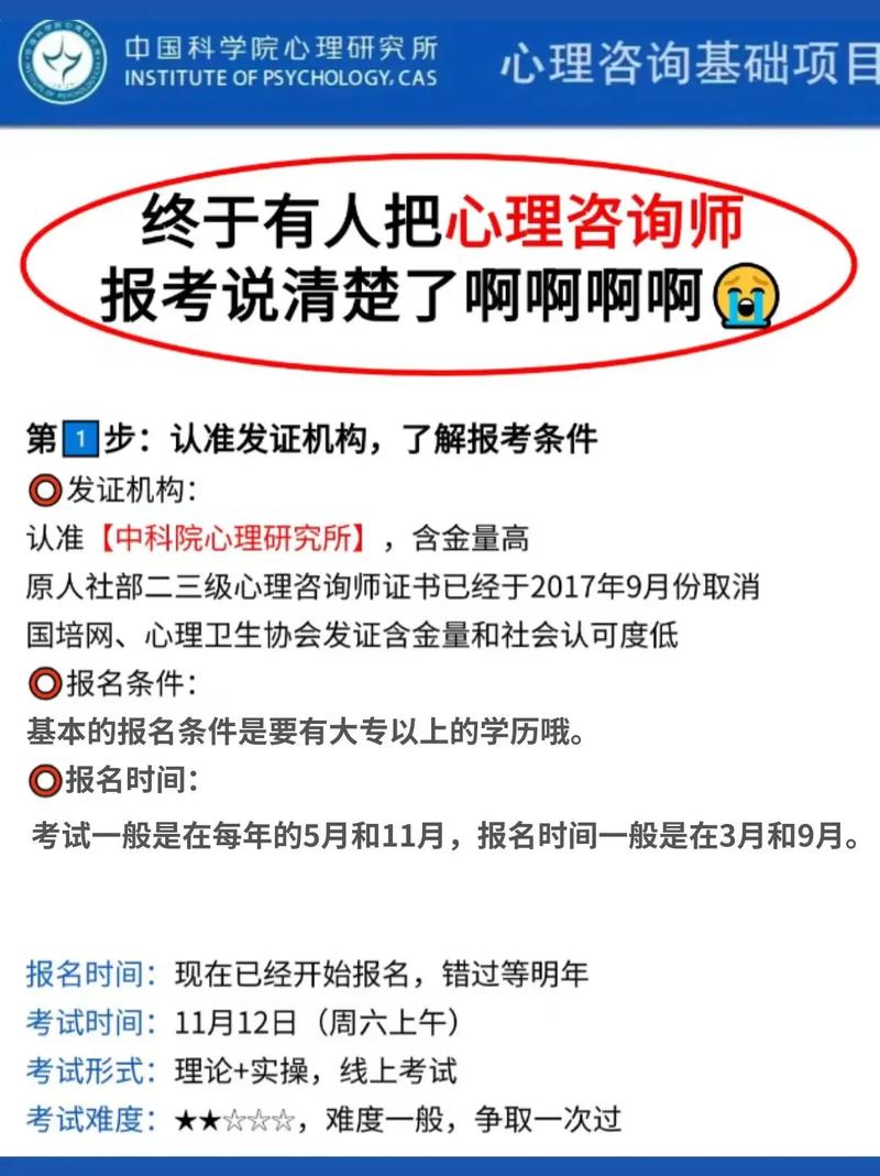 考個(gè)心理咨詢師需要什么條件-圖1