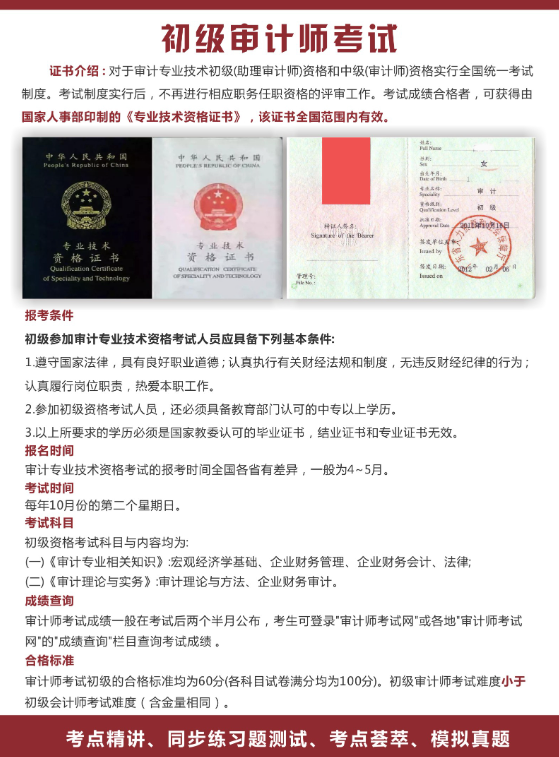 審計師考試及格分數(shù)線是多少-圖1