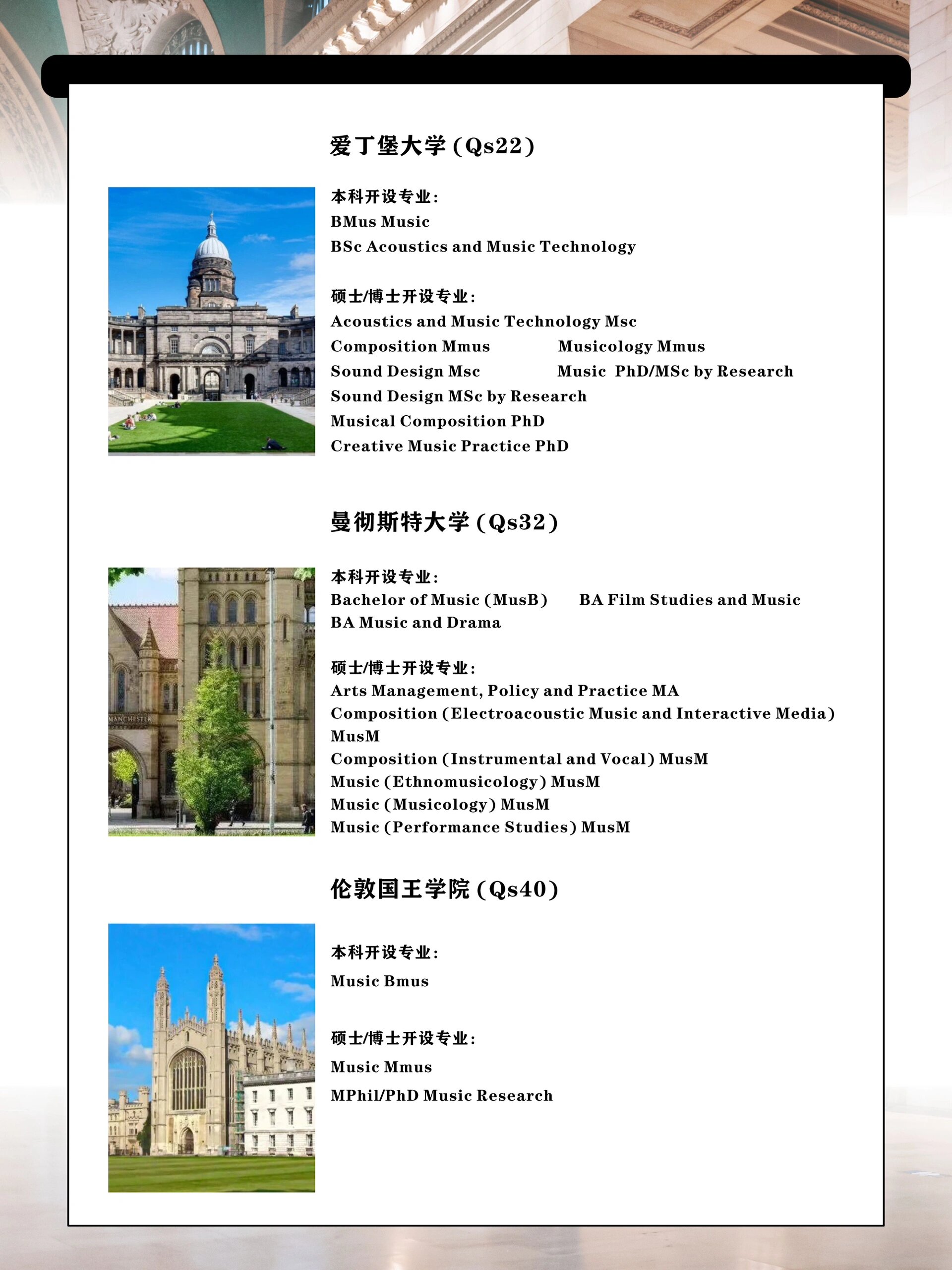 英國音樂學(xué)院排名前十-圖1