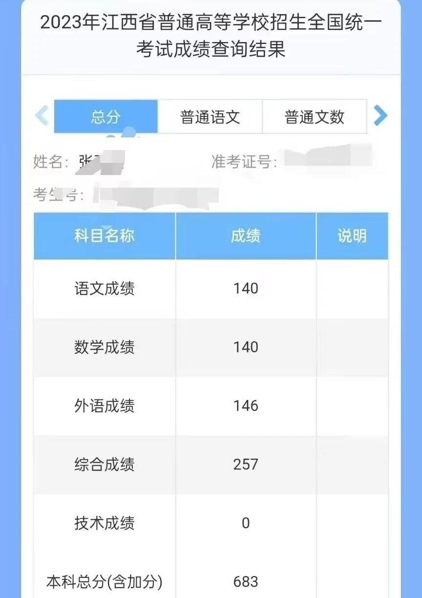 高考成績(jī)理綜單科怎么查-圖1