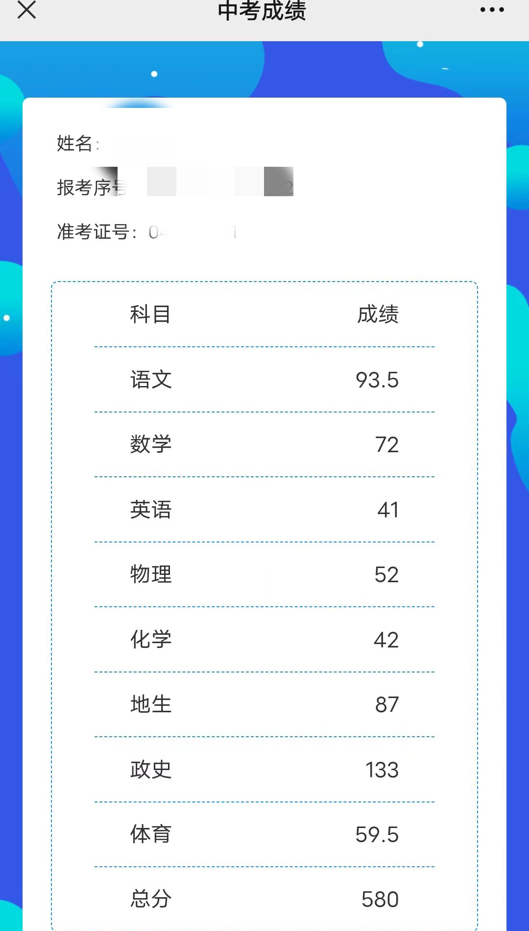 中考成績(jī)查詢(xún)江西-圖1
