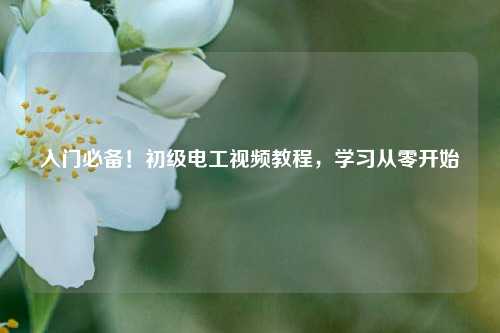 入門必備！初級(jí)電工視頻教程，學(xué)習(xí)從零開(kāi)始-圖1